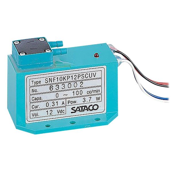 サタコ 超微量ダイヤフラム式定量ポンプ 100mL/min DC24V SNF10KP24PSCUV 1台 1-5797-21（直送品）