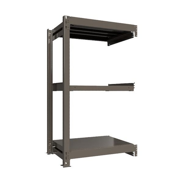 ICHIMAI 重量ボルトレスラック 段荷重1000Kg H1500×W900×D600 天地3段 連結グレー TH1000-536R3（直送品）