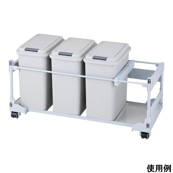 アズワン ダストワゴン ペール2個付き 4-6196-02 1セット（直送品）