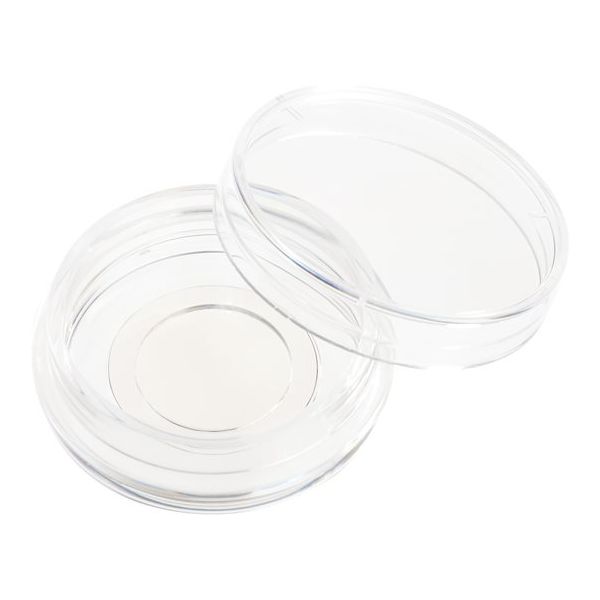 CELLTREAT 30×10mm ガラス底組織培養処理皿 15mmガラス 滅菌済み 50個入 229632 1個 68-0311-77（直送品）