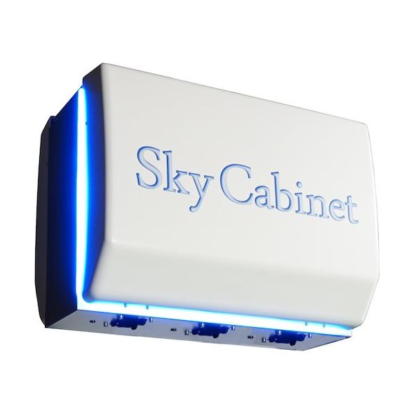 日平機器 日平 3連スカイキャビネット ネオン 片側 100V HRC-3LED 1台 386-5534（直送品）