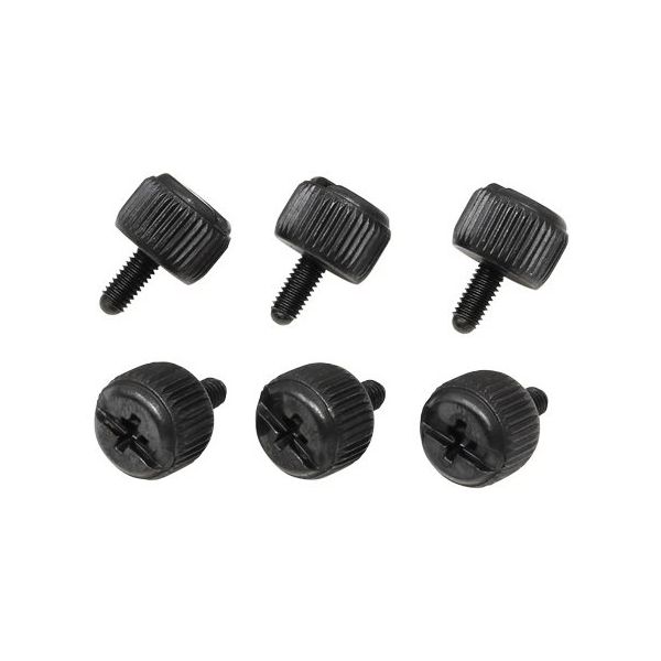 アイネックス ハンドルネジ ミリタイプ ブラック PB-034A-BK 1個 67-9258-36（直送品）