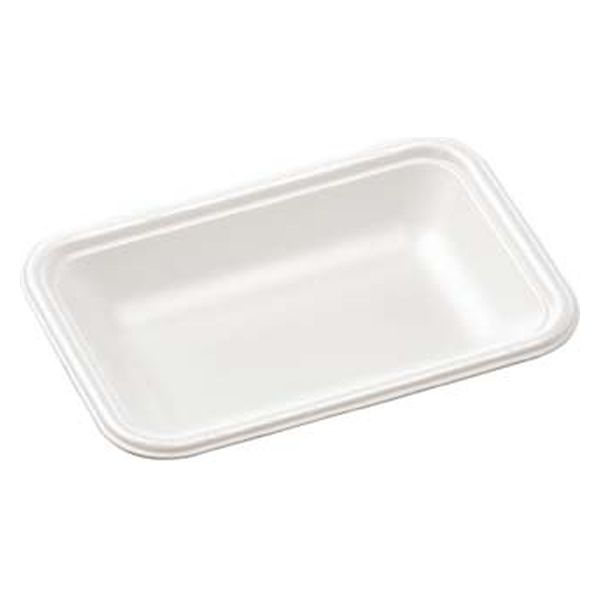 エフピコ 発泡トレー FLB-V10-25 W 白 0B401104 1ケース(3200個(100個×32)（直送品）