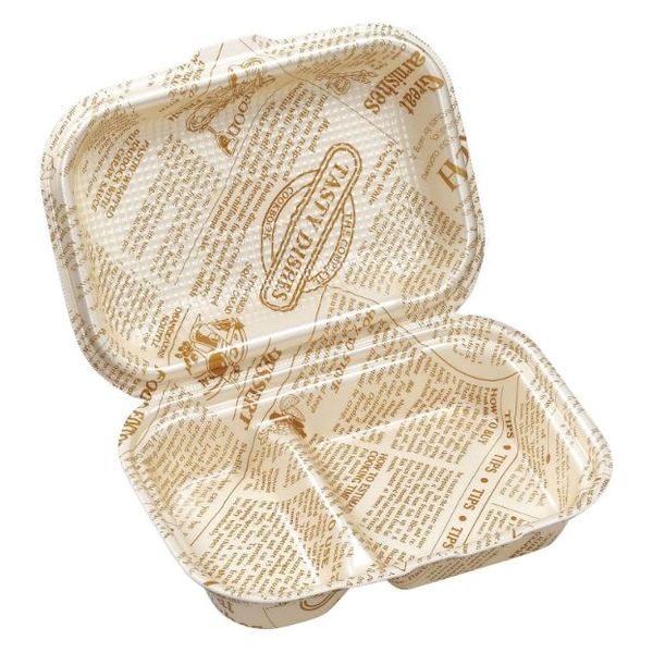 エフピコ 軽食容器 DLVボーノ23-16-1 タイムス茶W 4002078D 1ケース(180個(30個×6)（直送品）