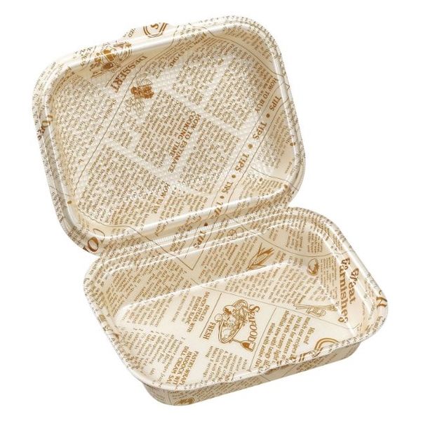 エフピコ 軽食容器 DLVボーノ23-18 タイムス茶W 4002079D 1ケース(180個(30個×6)（直送品）