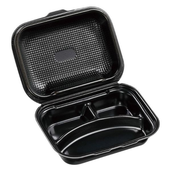 エフピコ 軽食容器 DLVボーノ23-18-1 黒W 40020808 1ケース(180個(30個×6)（直送品）