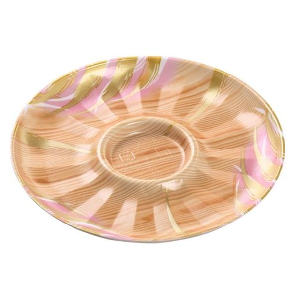 エフピコ 発泡トレー しゃぶしゃぶ255 本体 風紋木目ピンク 40050255 1ケース(400個(50個×8)（直送品）