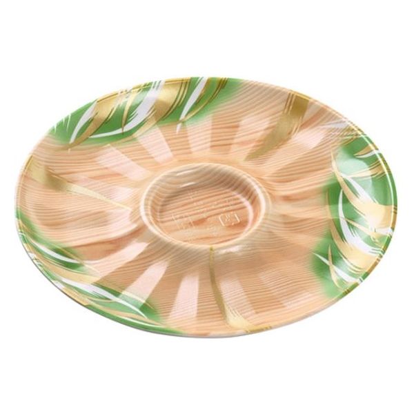 エフピコ 発泡トレー しゃぶしゃぶ275 本体 風紋木目緑 40070275 1ケース(400個(50個×8)（直送品）