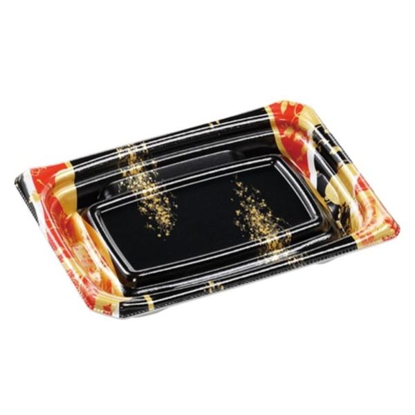 エフピコ 刺身容器 Uステージ17-12 本体 流華赤 40120311 1ケース(1200個(50個×24)（直送品）