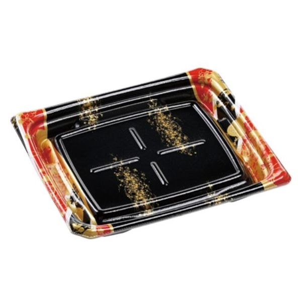 エフピコ 刺身容器 Uステージ20-17 本体 流華赤 40120711 1ケース(600個(50個×12)（直送品）