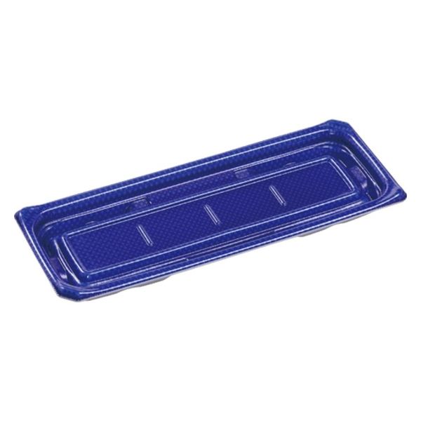 エフピコ 刺身容器 Uステージ32-12 本体 クロスD青 40121017 1ケース(600個(50個×12)（直送品）