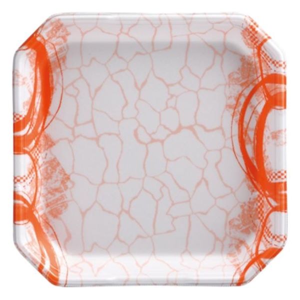 エフピコ 発泡トレー しゃぶしゃぶ3人浅LS 旬香オレンジ 40130330 1ケース(400個(50個×8)（直送品）