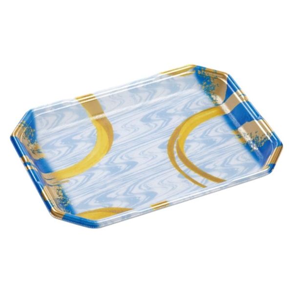 エフピコ 発泡トレー しゃぶしゃぶ4人浅LS 円熟青 40130433 1ケース(300個(50個×6)（直送品）