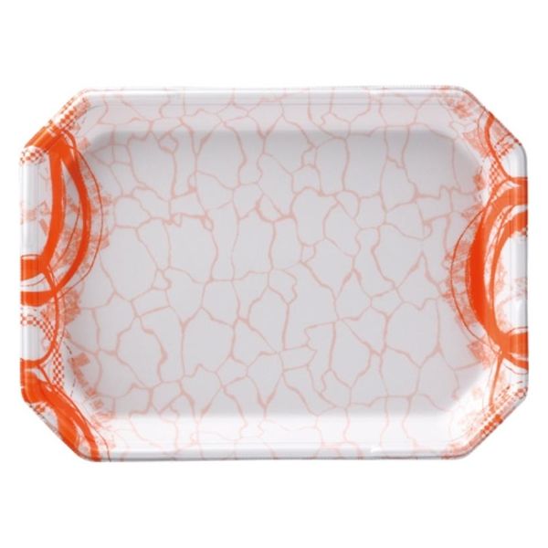 エフピコ 発泡トレー しゃぶしゃぶ4人浅LS 旬香オレンジ 40130430 1ケース(300個(50個×6)（直送品）