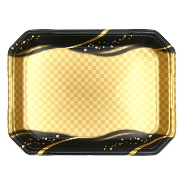 エフピコ 発泡トレー しゃぶしゃぶ長3.5人浅LS 波格子金 40133513 1ケース(600個(50個×12)（直送品）