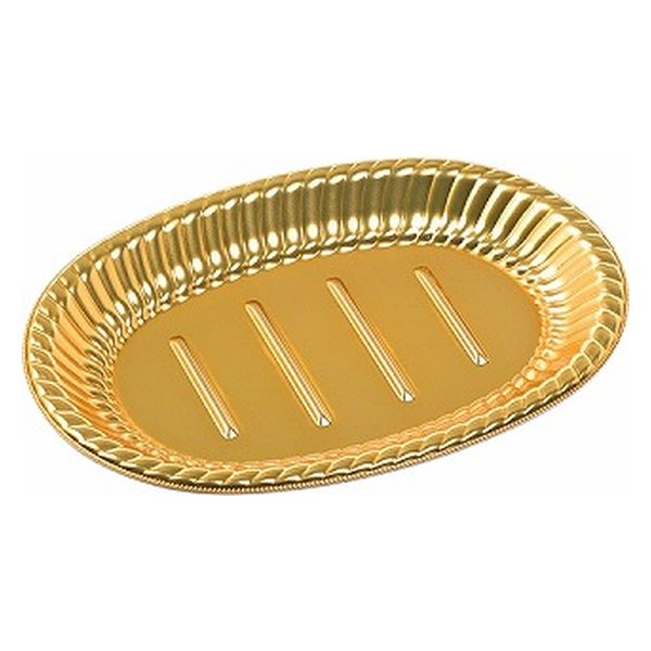 エフピコ オードブル容器 ティアラ小判皿27-20 本体 金 40442720 1ケース(400個(50個×8)（直送品）