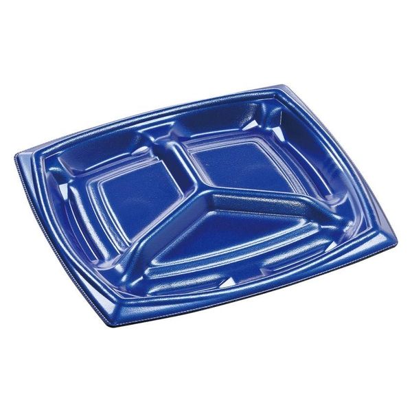 エフピコ 惣菜容器 エリッシュ22-20-3 エコM ブルー 40527203 1ケース(400個(50個×8)（直送品）