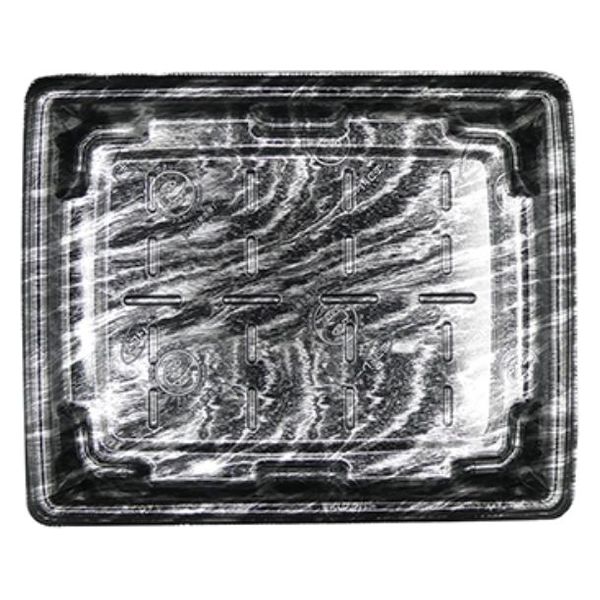 エフピコ 惣菜容器 MTD24-20平ヨコ 本体 エコ黒木銀 40512423 1ケース(400個(50個×8)（直送品）