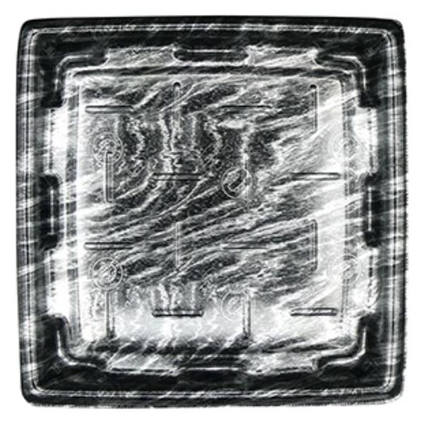 エフピコ 惣菜容器 MTD24-24平 本体 エコ黒木銀 40512425 1ケース(400個(50個×8)（直送品）