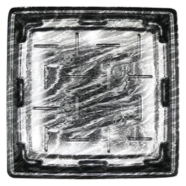 エフピコ 惣菜容器 MTD27-27平 本体 エコ黒木銀 40512728 1ケース(300個(50個×6)（直送品）