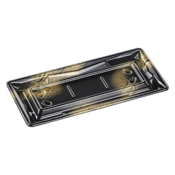 エフピコ 刺身容器 Sステージ24-11本体 エコ 渋み金 40733241 1ケース(900個(50個×18)（直送品）