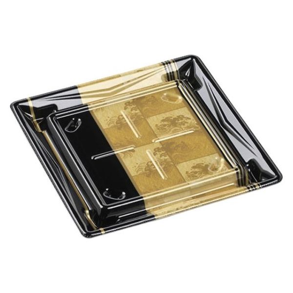 エフピコ 刺身容器 Sステージ19-19 本体 輪島金 40746199 1ケース(600個(50個×12)（直送品）