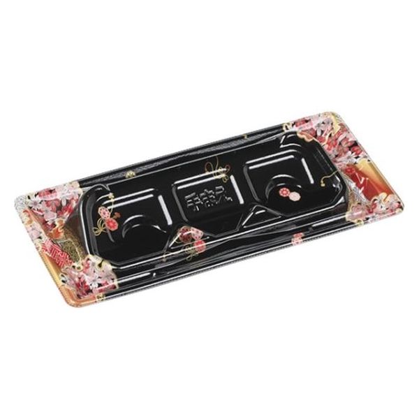 エフピコ 刺身容器 Sステージ24-11-1盛台 はな帯赤 40748411 1ケース(900個(50個×18)（直送品）