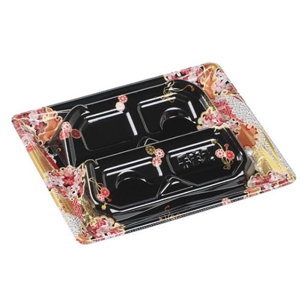 エフピコ 刺身容器 Sステージ19-17-1盛台 はな帯赤 40748917 1ケース(800個(50個×16)（直送品）