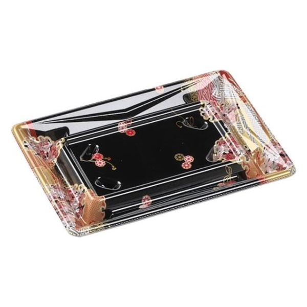 エフピコ 刺身容器 Sステージ18-13 本体 はな帯赤 40749183 1ケース(1000個(50個×20)（直送品）