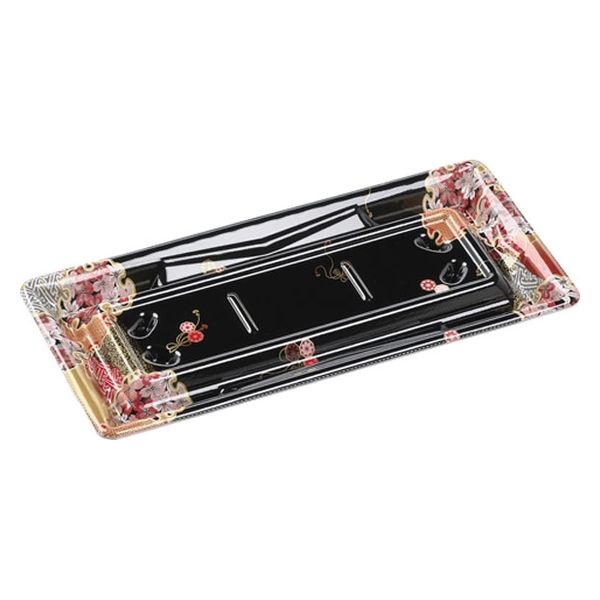 エフピコ 刺身容器 Sステージ24-11 本体 はな帯赤 40749241 1ケース(900個(50個×18)（直送品）