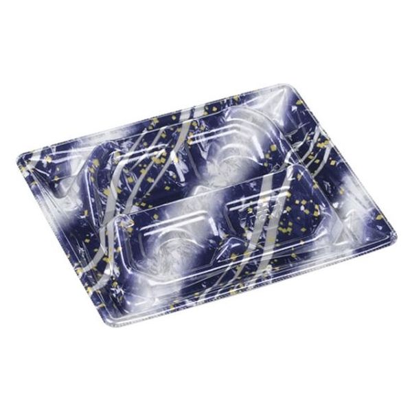 エフピコ 寿司容器 Sステージ19-17-1盛台 銀冷紺 40749917 1ケース(800個(50個×16)（直送品）