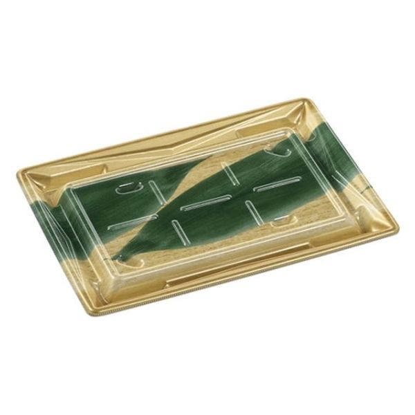 エフピコ 刺身容器 Sステージ24-17 本体 金木目葉らん 40752247 1ケース(600個(50個×12)（直送品）