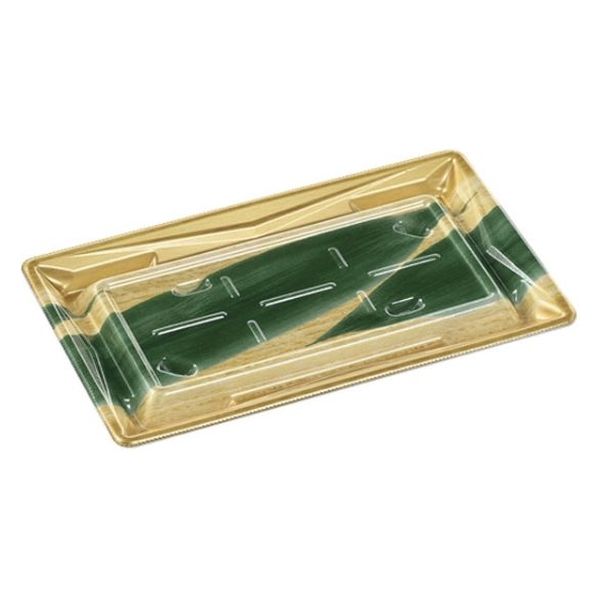 エフピコ 刺身容器 Sステージ24-14 本体 金木目葉らん 40752244 1ケース(600個(50個×12)（直送品）