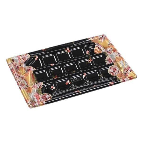 エフピコ 刺身容器 Sステージ39-26-1盛台 はな帯赤 40758926 1ケース(200個(10個×20)（直送品）