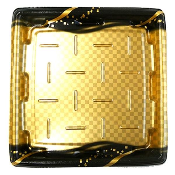 エフピコ 惣菜容器 MTD24-24平 本体 波格子金 40772425 1ケース(400個(50個×8)（直送品）