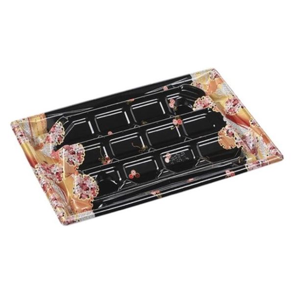 エフピコ 刺身容器 Sステージ35-24-1盛台 はな帯赤 40758524 1ケース(300個(10個×30)（直送品）