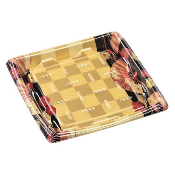 エフピコ 発泡トレー MTD20-20平 本体 扇市松金 40872021 1ケース(600個(50個×12)（直送品）