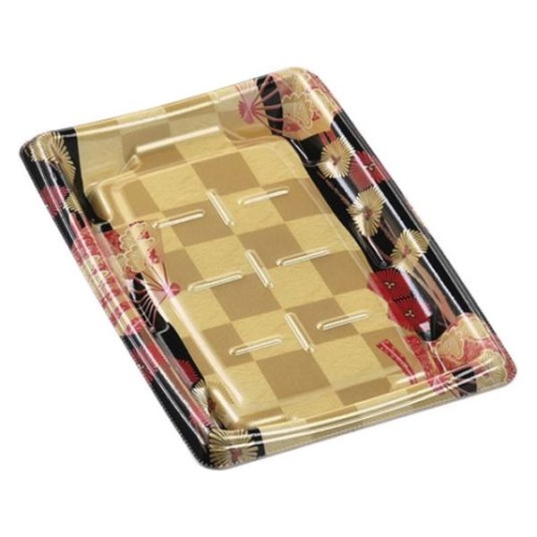 エフピコ 発泡トレー MTD22-15平 本体 扇市松金 40872216 1ケース(800個(50個×16)（直送品）