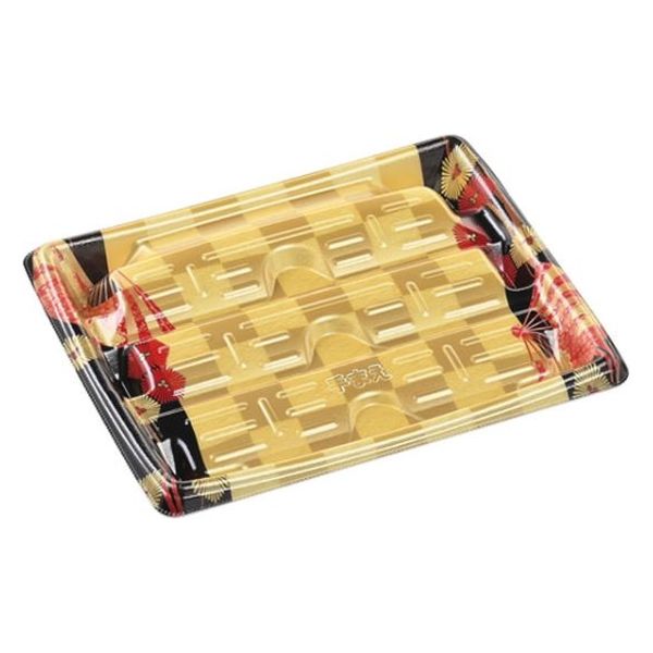 エフピコ 発泡トレー MTD24-20ヨコ 本体 扇市松金 40872420 1ケース(400個(50個×8)（直送品）