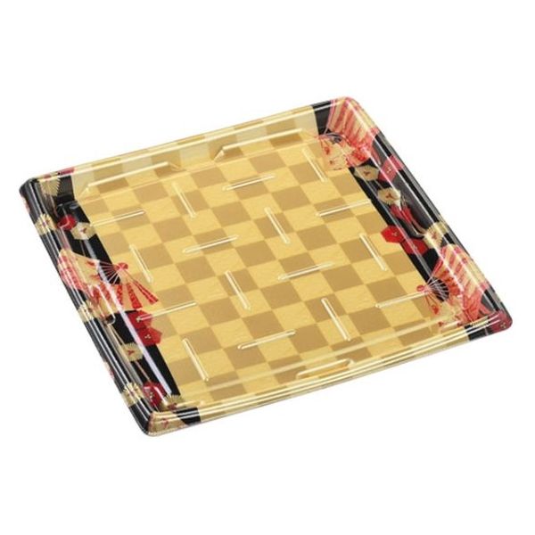 エフピコ 発泡トレー MTD30-30平 本体 扇市松金 40873031 1ケース(300個(50個×6)（直送品）