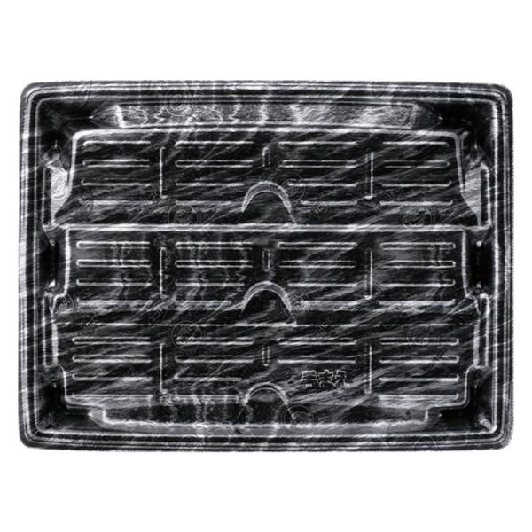 エフピコ 惣菜容器 MTD32-24ヨコ 本体 エコ黒木銀 40913242 1ケース(300個(50個×6)（直送品）