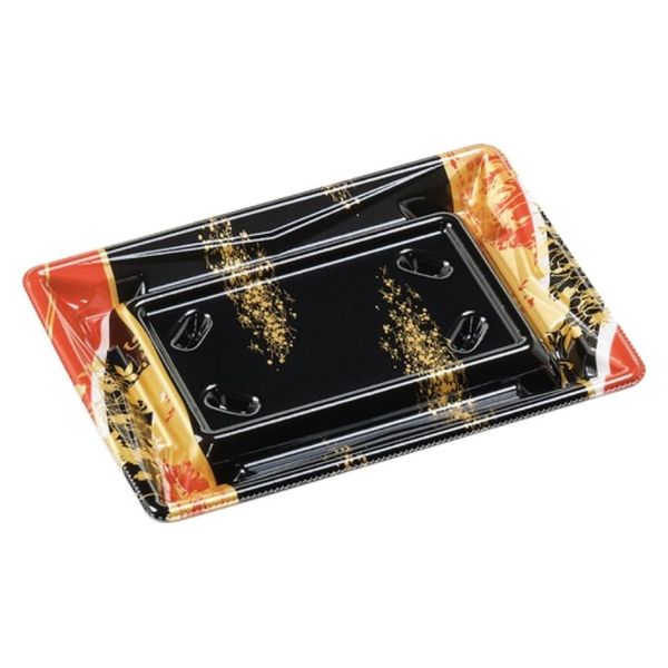 エフピコ 寿司容器 Sステージ18-13 本体 流華赤 41161832 1ケース(1000個(50個×20)（直送品）