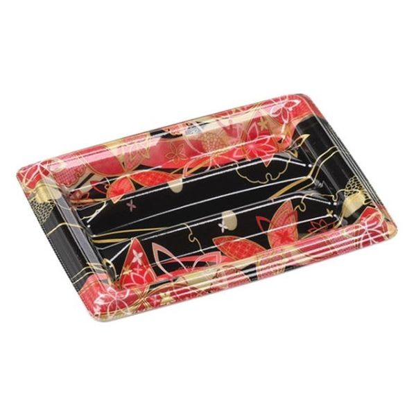 エフピコ 寿司容器 元助19-14細巻 本体 はな舞赤 41231914 1ケース(1200個(100個×12)（直送品）