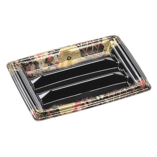 エフピコ 寿司容器 元助19-14細巻 本体 京雅黒 41261914 1ケース(1200個(100個×12)（直送品）