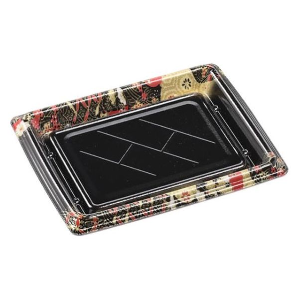 エフピコ 寿司容器 元助18-15(2-3) 本体 京雅黒 41261815 1ケース(900個(100個×9)（直送品）