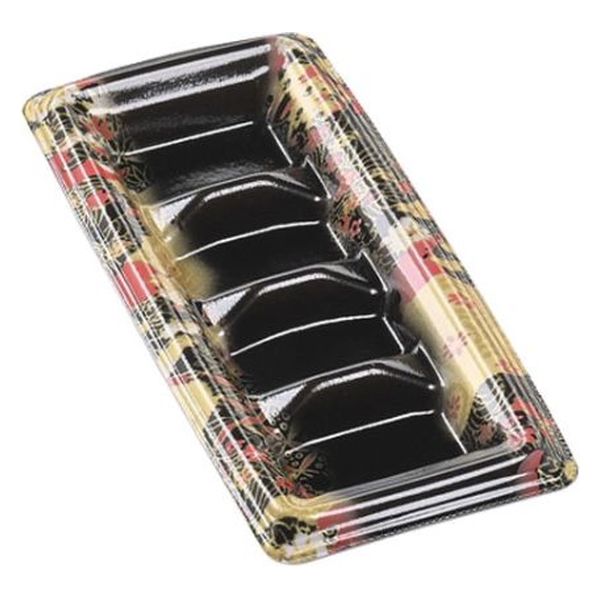 エフピコ 寿司容器 元助21-9太巻 本体 京雅黒 41262109 1ケース(1500個(100個×15)（直送品）