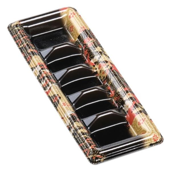 エフピコ 寿司容器 元助26-9(太巻5巻) 本体 京雅黒 41262609 1ケース(1000個(100個×10)（直送品）