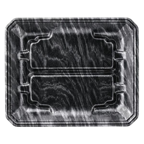 エフピコ 発泡トレー FLステージ20-24(32) エコ黒木銀 4222243D 1ケース(800個(100個×8)（直送品）