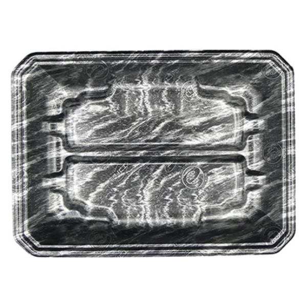 エフピコ 発泡トレー FLステージ25-18(32) エコ黒木銀 4222583D 1ケース(800個(100個×8)（直送品）