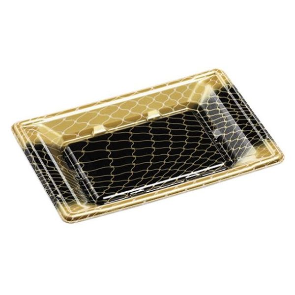 エフピコ 刺身容器 平舟20-13 本体 網金黒 43912013 1ケース(1500個(50個×30)（直送品）